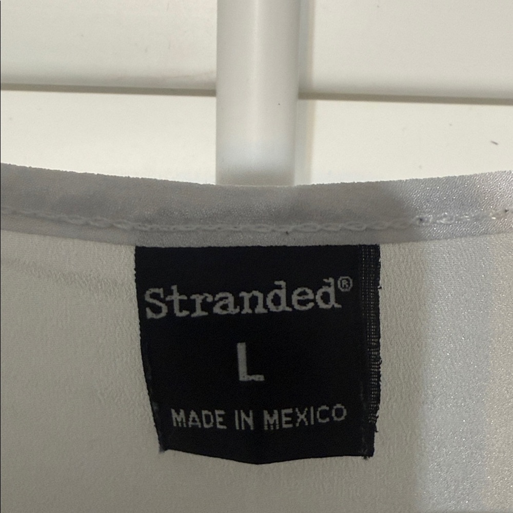 Stranded White Tank Top - Picture 3 of 3